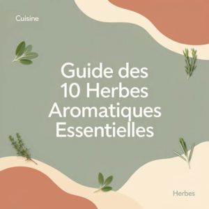 Guide des 10 Herbes Aromatiques Essentielles
